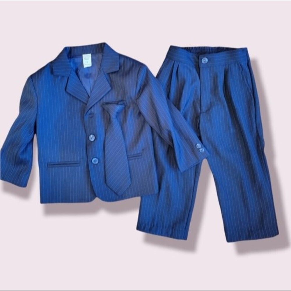 3 pieces striped navy costume size 3